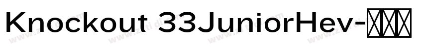 Knockout 33JuniorHev字体转换 Knockout 33JuniorHev字体转换
